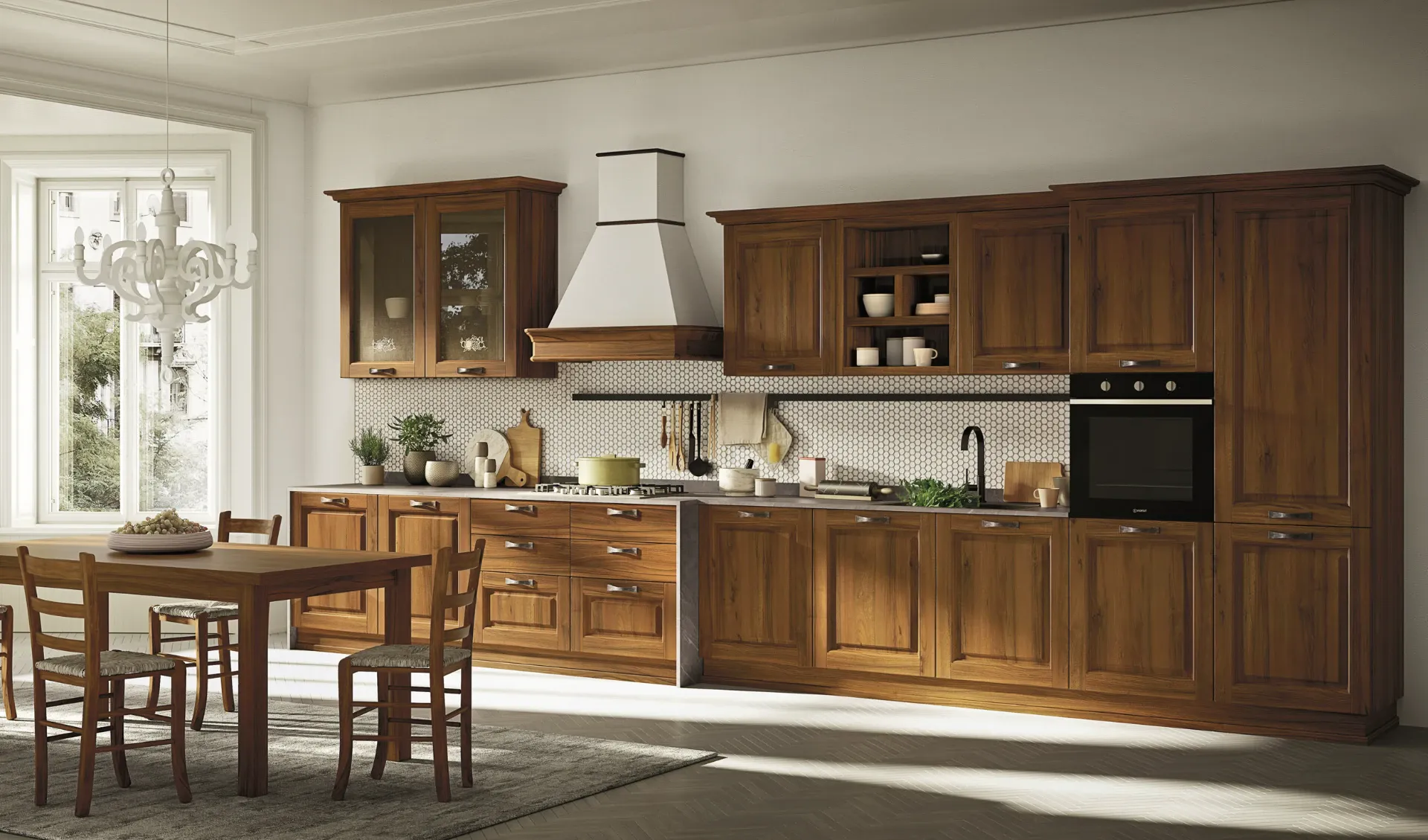 Cucina classica lineare Easy classic Ar-due - Arredo Design