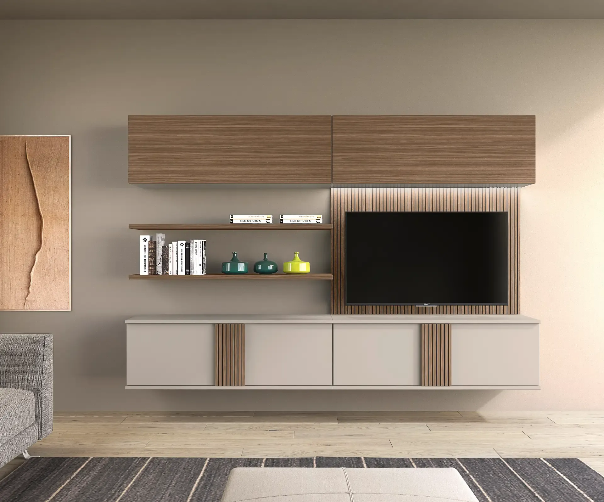Super Offerta! Parete Attrezzata Riga day 09 – Design modulare ed elegante - Outlet del Tavolo