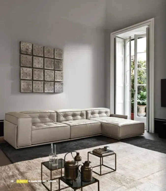 Divano Glamour Doimo Salotti offerta outlet Veneto