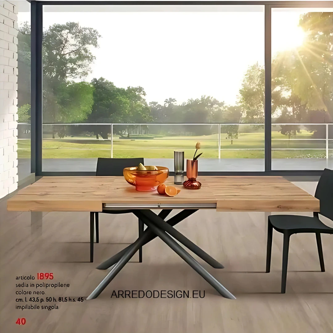 Tavolo allungabile Tempor 2254 outlet Veneto fino 240 cm