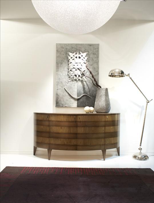 Geometrie Naturali Credenza in Noce e Frassino - Mobili Artigianali DVS